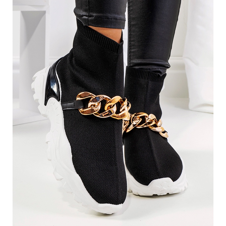 Hurtado crne visoke tenisice crno 1