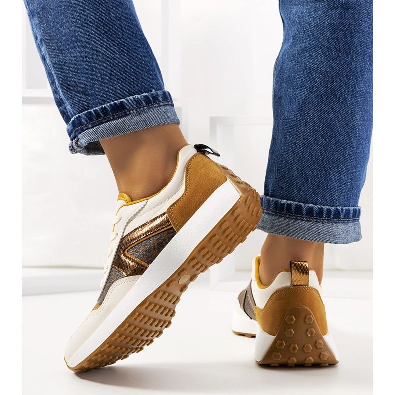 Ženske smeđe tenisice Isham bež 1