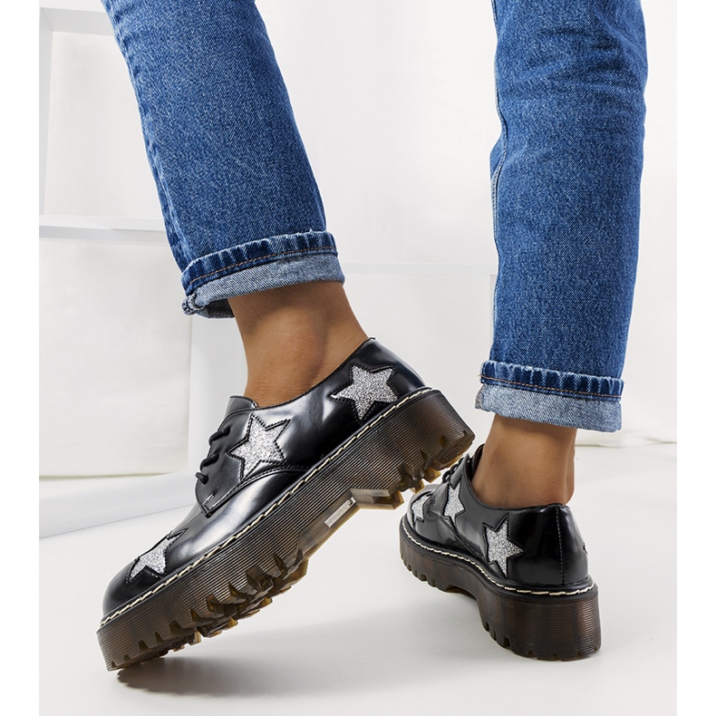 Crne cipele sa Starl zvjezdicama crno 2