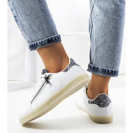 Bijele Caldwell led tenisice bijela srebro 2