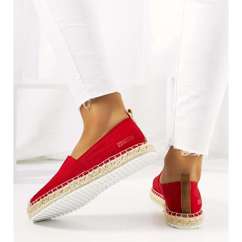 Ženske espadrile Red Big Star HH274494 crvena 1