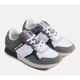 Bijelo-sive muške Big Star tenisice JJ174147 bijela siva 1