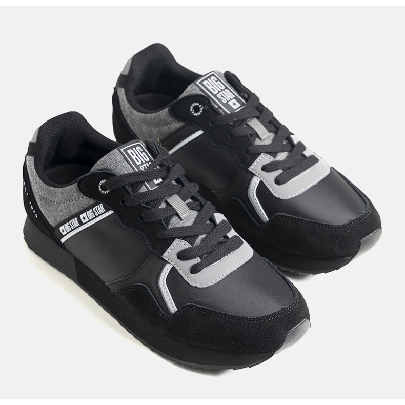 Muške crne tenisice Big Star JJ174145 crna 1