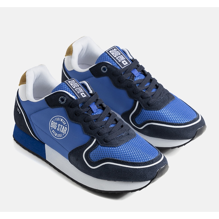 Muške tamnoplave tenisice Big Star JJ174143 mornarsko plava plava 1