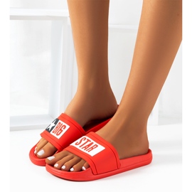 Crvene ženske Big Star DD274A267 papuče crvena 1