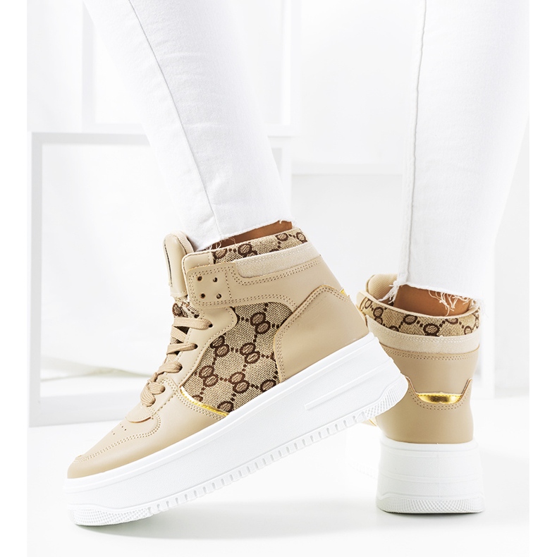 Bež tenisice na Dennis platformi 1