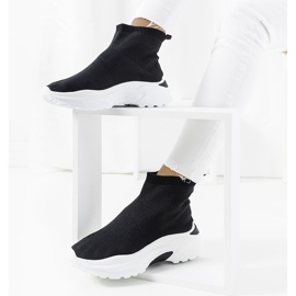 Crne visoke tenisice crna 1