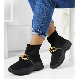 Crne visoke tenisice marke Martin crna 1