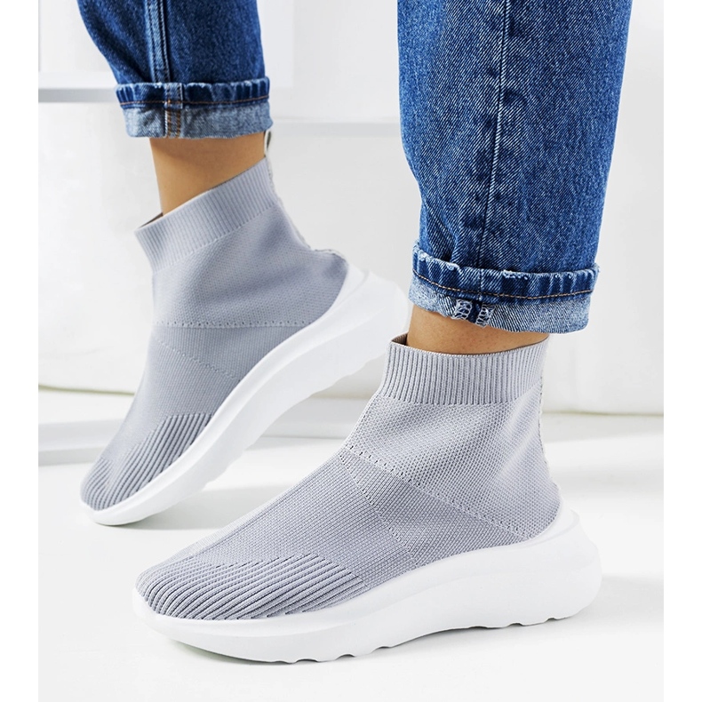 Jennifer sive visoke tenisice siva 1