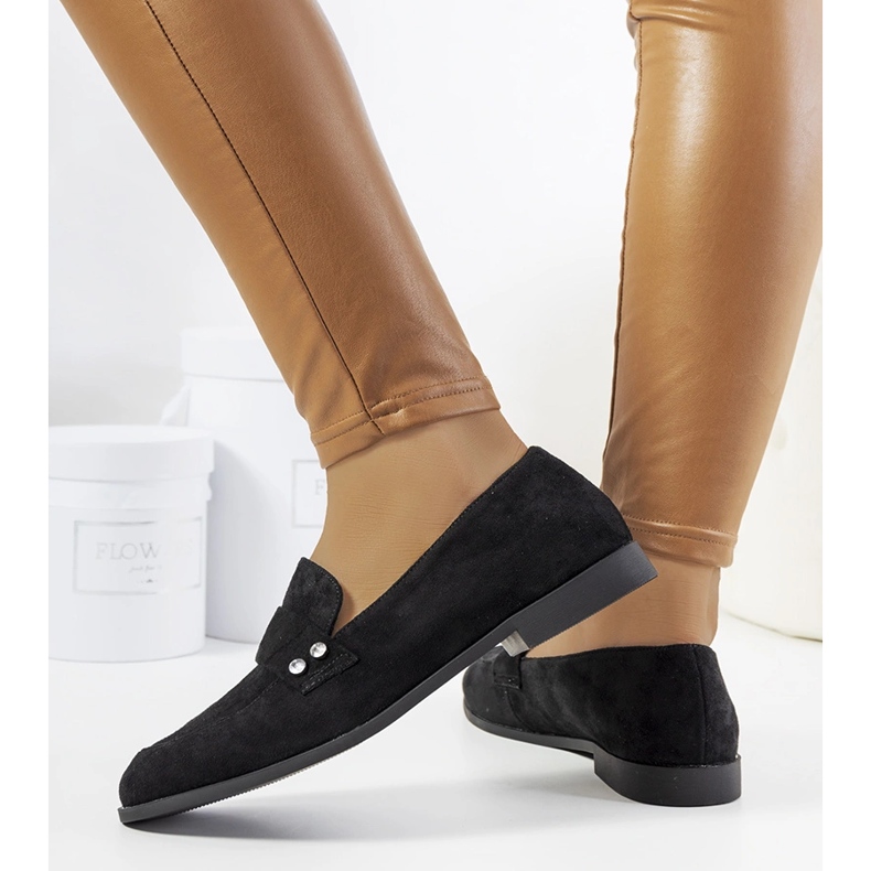 Crne Fioretta mokasinke crno 1