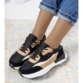 Crne Pagnotto ženske tenisice bež crno 1