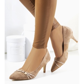 Bež pumpice na Lamond potpeticu 1