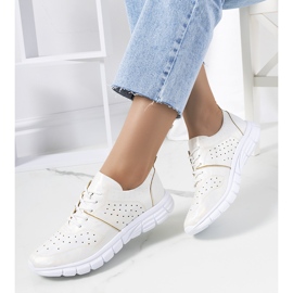 Enid bijele holografske tenisice bež 1