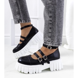 Crne cipele na traktorskom potplatu od Jonell crna 1