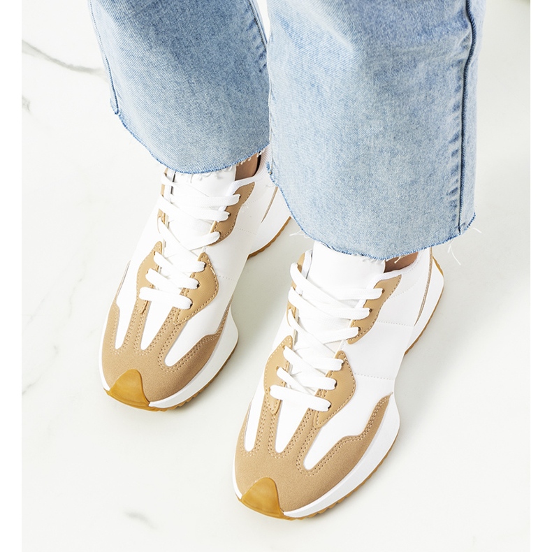 Bež ženske tenisice Cohen bijela 1