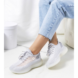 Sive ženske sportske tenisice Molema siva 1