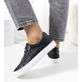 Kramer crne sjajne tenisice crna 1