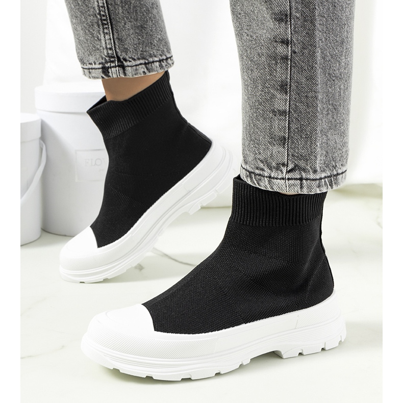 Crne tenisice za gležnjeve Mickey crno 1