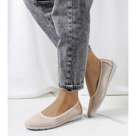 Elmas balerinke bež kože 1