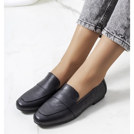 Crne kožne ženske cipele od javora crna 1