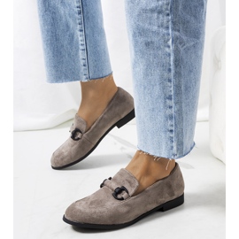 Talisa sive kožne cipele siva 1