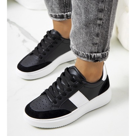 Ontario ženske crne tenisice crna srebro 1