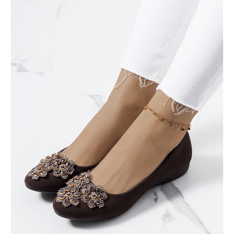 Ženske smeđe balerinke Rolla smeđa 1