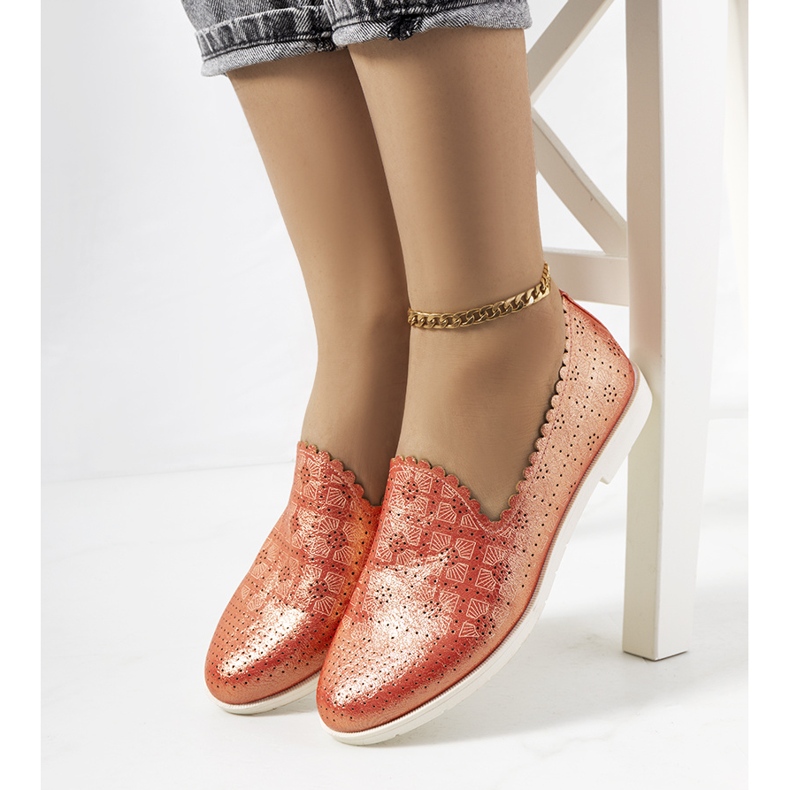 Girvan ženske crvene mokasinke crvena 1