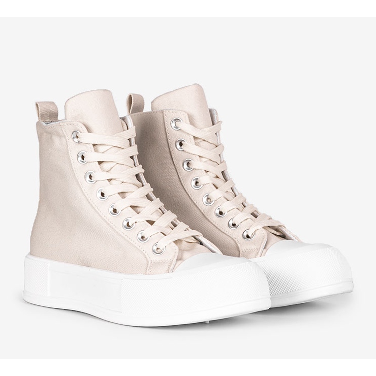 Bež tenisice na visokom Natasha potplatu 1