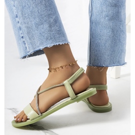 Kiara zelene ženske sandale zelena 1