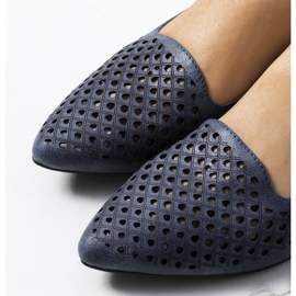 Jarrett tamnoplave ažurne mokasinke plava 1