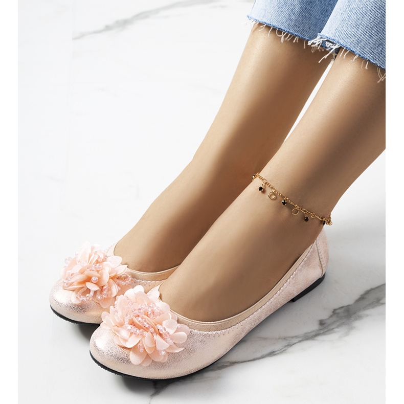 Duff roze metalik balerinke ružičasta 1