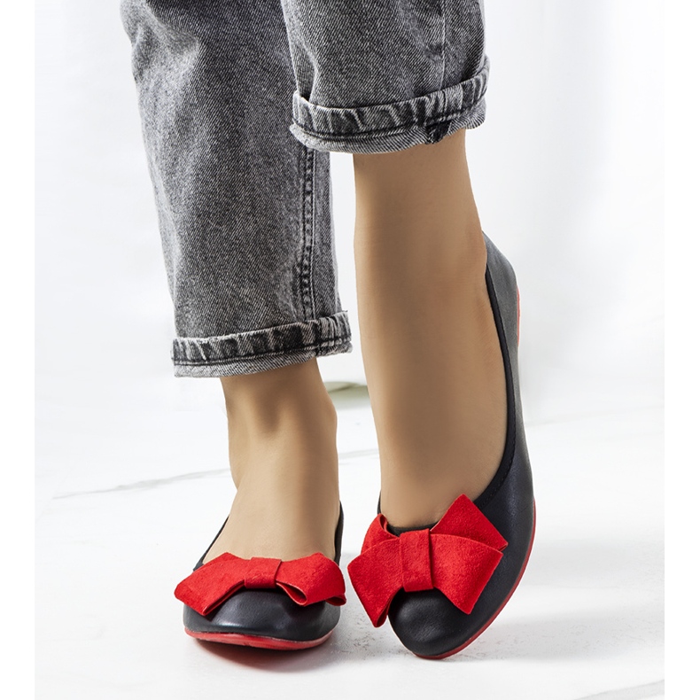 Crne balerinke s Kasslin mašnom crna 1