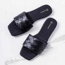 Crne ravne štikle od Mabel crno 1