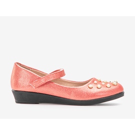 Dječje crvene balerinke sa Silva biserima crvena 2