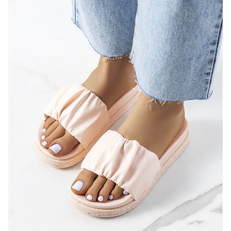 Ružičaste papuče na platformi Baldwin ružičasta 1