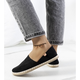 Black Jacquet ženske espadrile crno 1