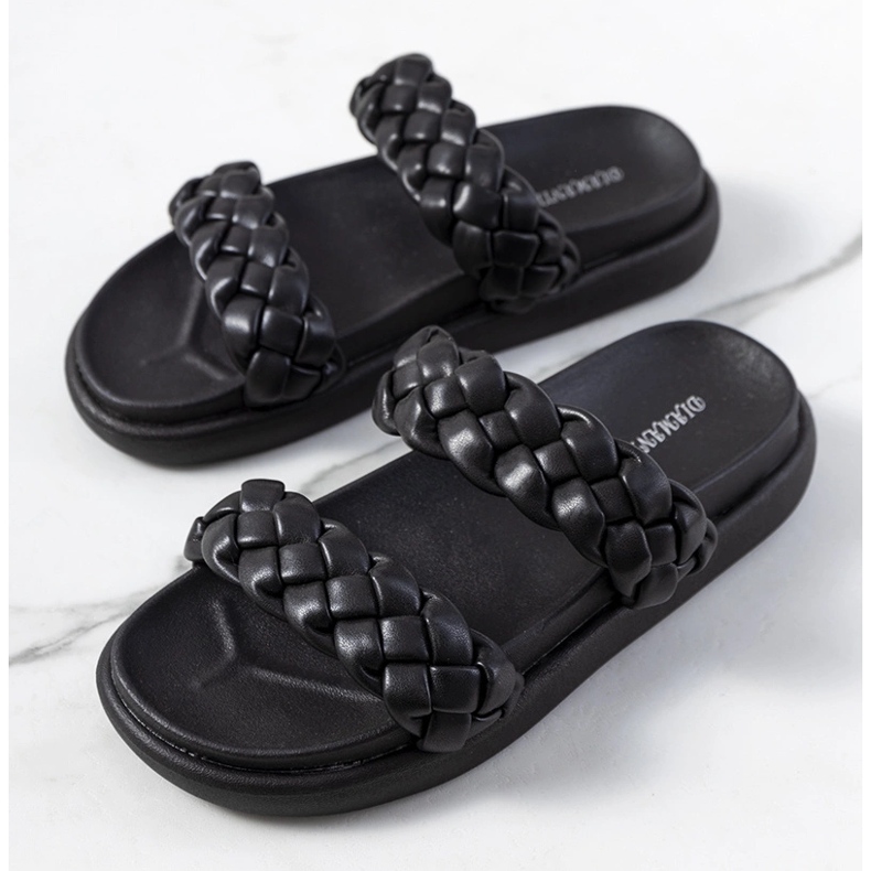 Crne Angas papuče crno 1