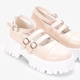 Bež cipele s traktorskim potplatom Jonell 1