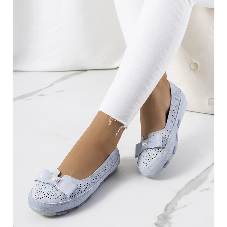 Catania plave kožne mokasinke plava 1