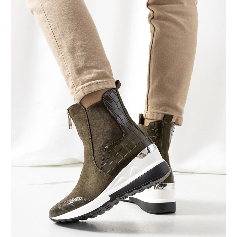 Zelene tenisice na Triaca klin zelena 1