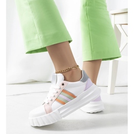 Bijele tenisice na platformi Prinsep bijela 1