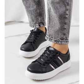 Crne tenisice na platformi Goldsmi crno 1