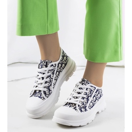 Bijele tenisice na Valida platformi bijela 1