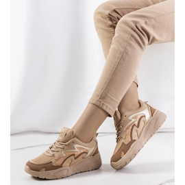 Brito smeđe tenisice bež 1