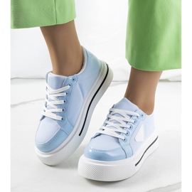 Plave tenisice s debelim Scrabster potplatom plava 1