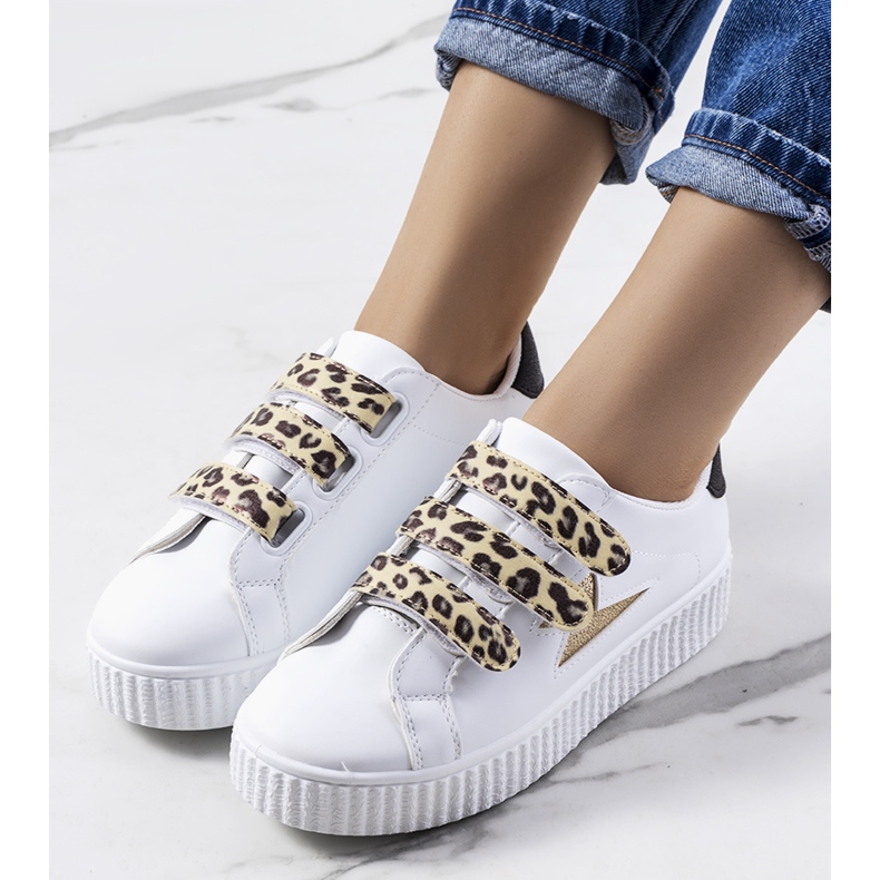 Bijele Pitmerden tenisice bijela zlatni 1