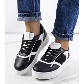 Crne tenisice na platformi Coronel crna 1