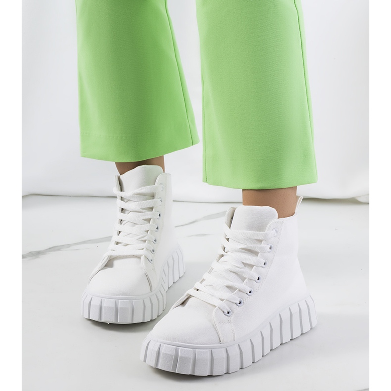 BM Bijele tenisice na Horizo ​​platformi bijela 1