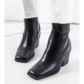 Crne visoke pete Panucci crno 1